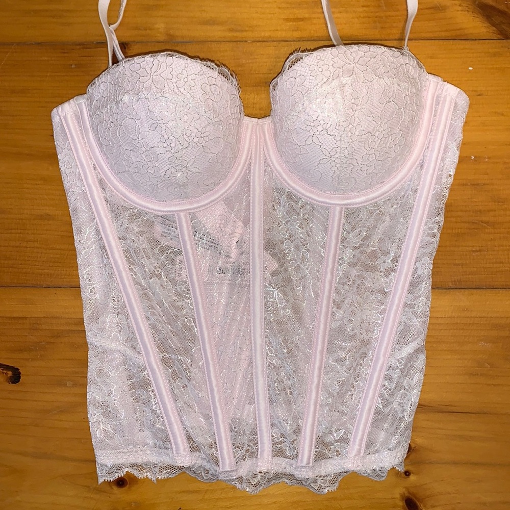 VS allure lace corset top